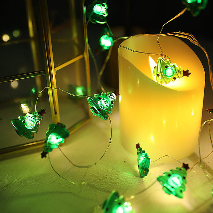 BowLift | Christmas Elk Snowman Decoration LED Copper Wire String Lights