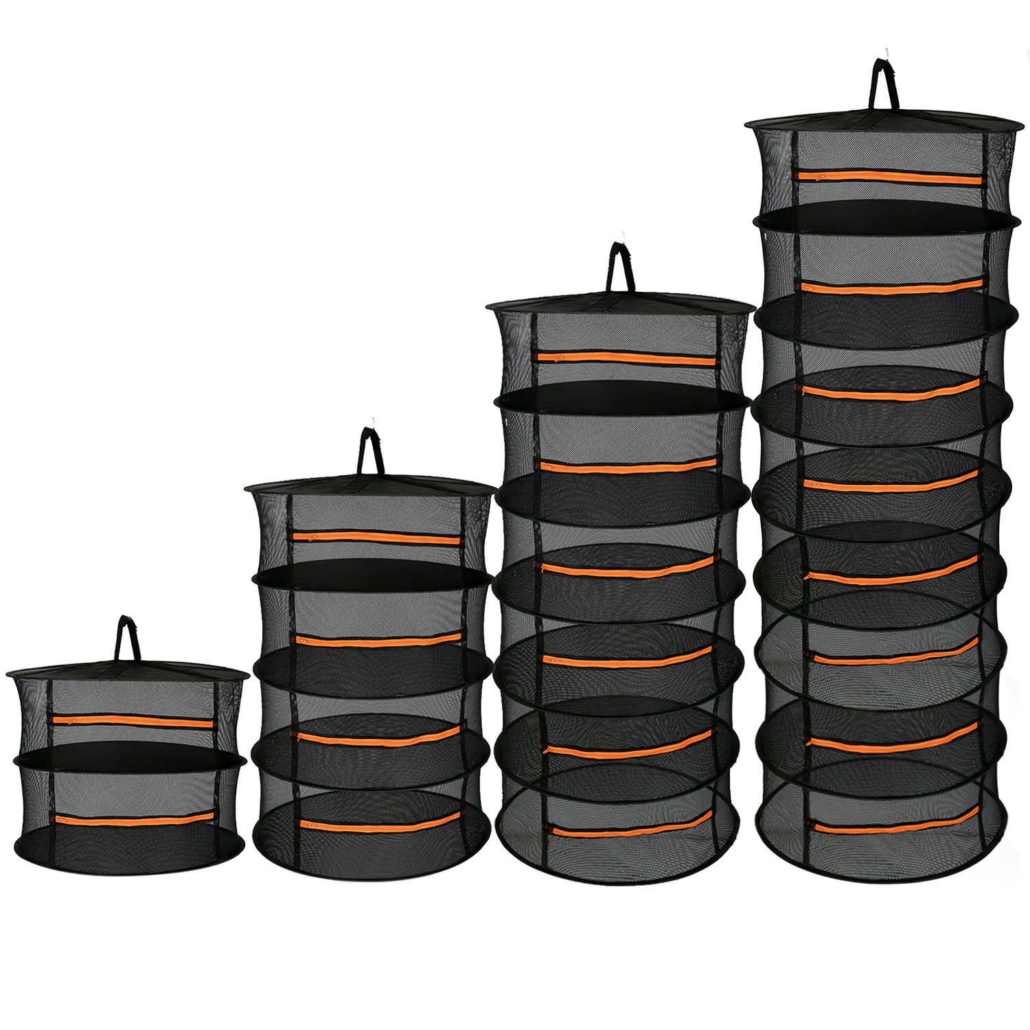 BowLift | Foldable drying basket for fruits, vegetables, and herbs – Multi-tier net storage for quick drying process