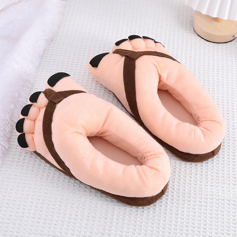 BowLift | Funny Foot Plush Novelty Slippers