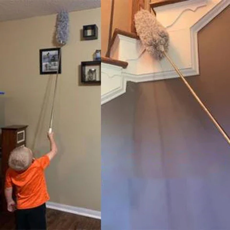 BowLift | Extendable washable curved microfiber duster