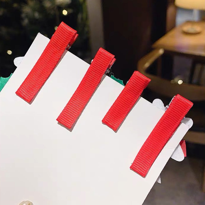 BowLift | 5 Pieces Christmas Hair Clips Set
