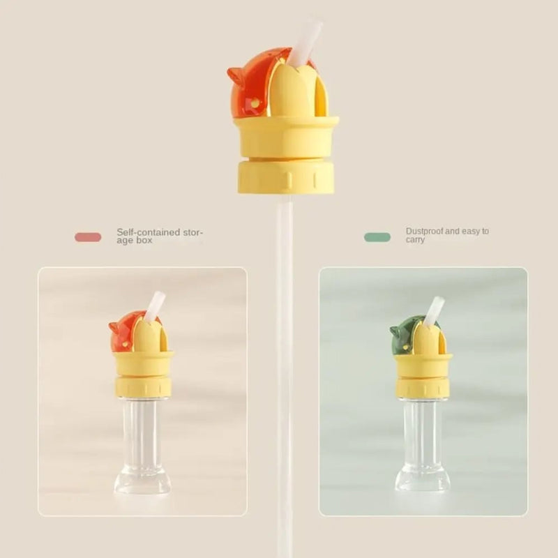 BowLift | Reusable Children's Water Drink Bottle with Straw Lid