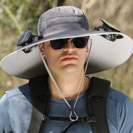 BowLift | Ultimate Outdoor Sun Hat with Rechargeable LED and Wide Brim