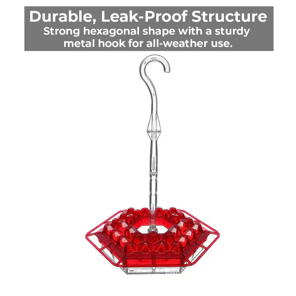 BowLift | Ant-Proof Hummingbird Feeder with 30 Bee-Resistant Ports