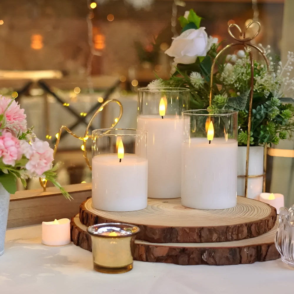 BowLift | Ethereal 3D Flameless Candle | 3pcs Set