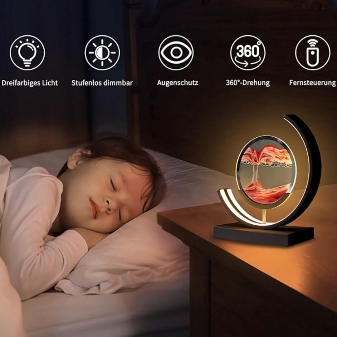 BowLift | Deep Sea Sandscapes: Illuminated Sand Art for Serene Home Decor