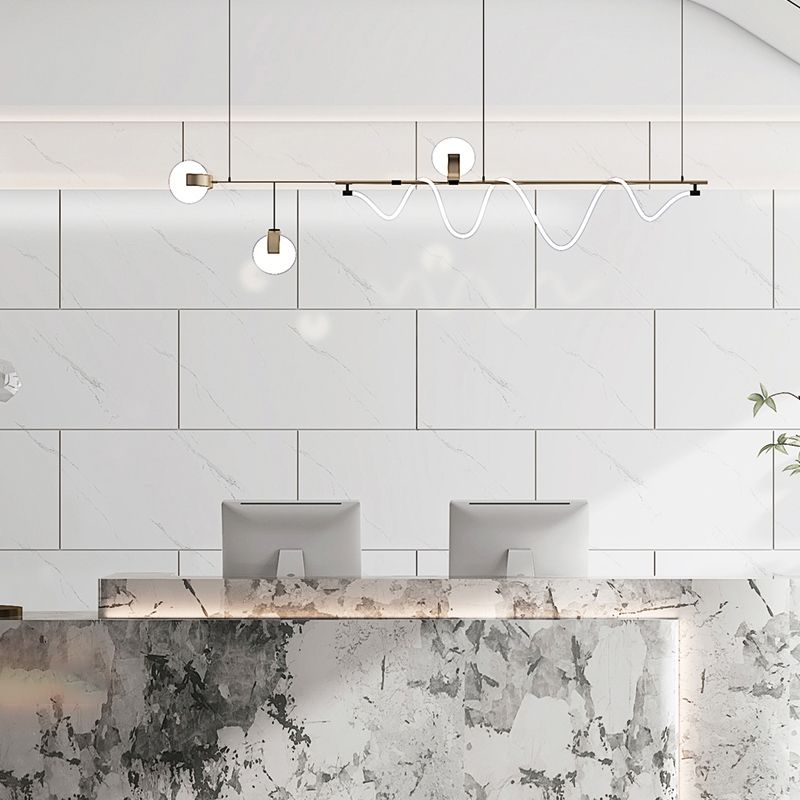 BowLift | Marbleing Stain Resistant Tiles PVC Single Peel & Stick Tiles for Backsplash
