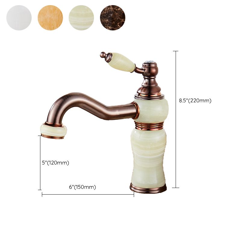 BowLift | Luxury Ship Basin Faucet Lever Handle Round Ship Basin Bathroom Faucet