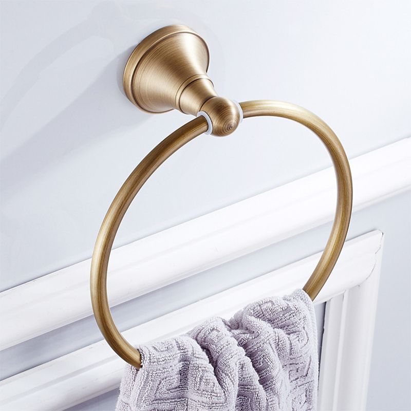 BowLift | Metal Bathroom Set 4-Piece Traditional Style Gold Bathroom Hardware Set