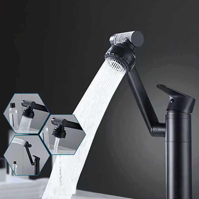 BowLift | Modern Copper Low Arc Centerset Faucets Bathroom Sink Faucet