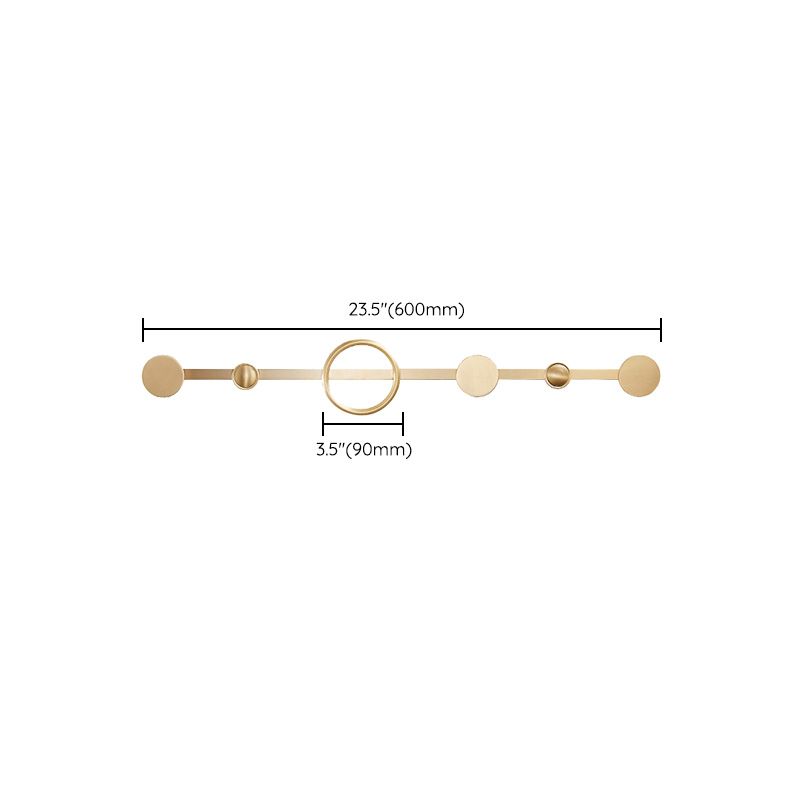 BowLift | Golden Modern 5-piece Bathroom Accessories Set Brushed Brass Towel Holder/Paper Holder