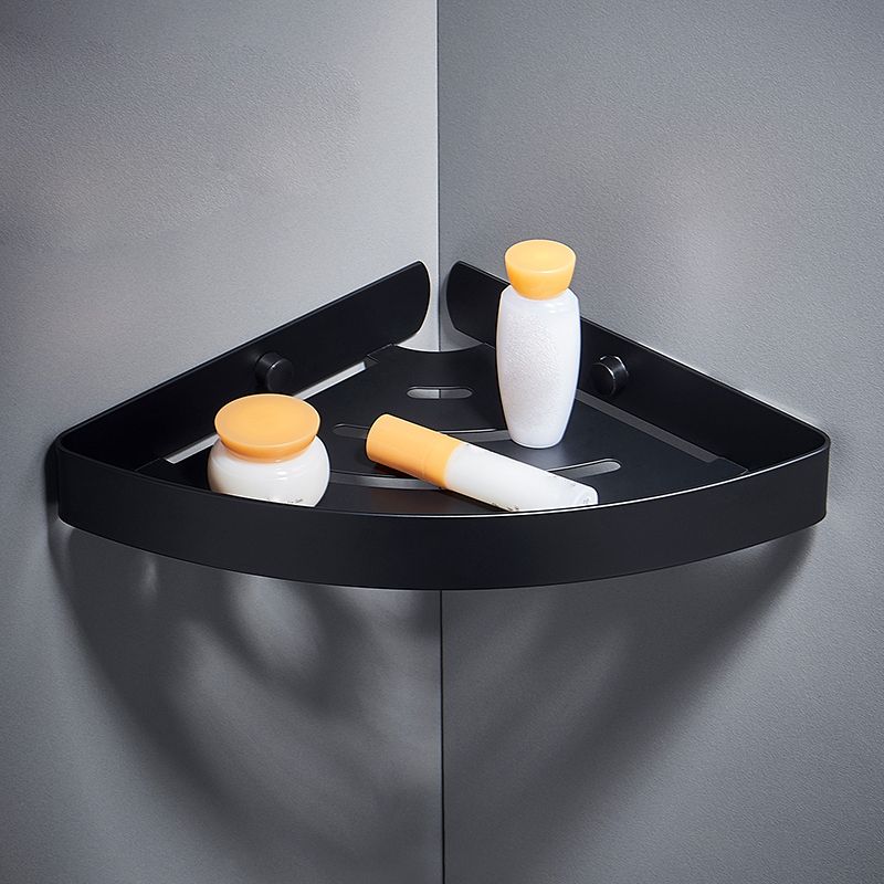 BowLift | Silver/black Bathroom accessory set Modern 1/2/3 - Piece Bathroom shelf