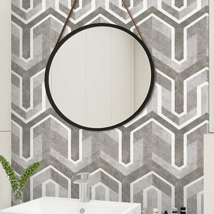 BowLift | Plastic Peel and Stick Wall Tile Waterproof Single Panel Wallpaper with Rectangular Form