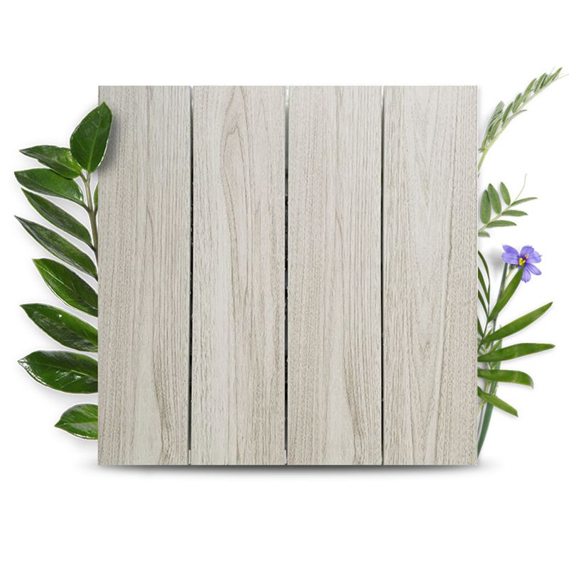 BowLift | Ground Patio Square Stripe Composite Waterproof Deck Board