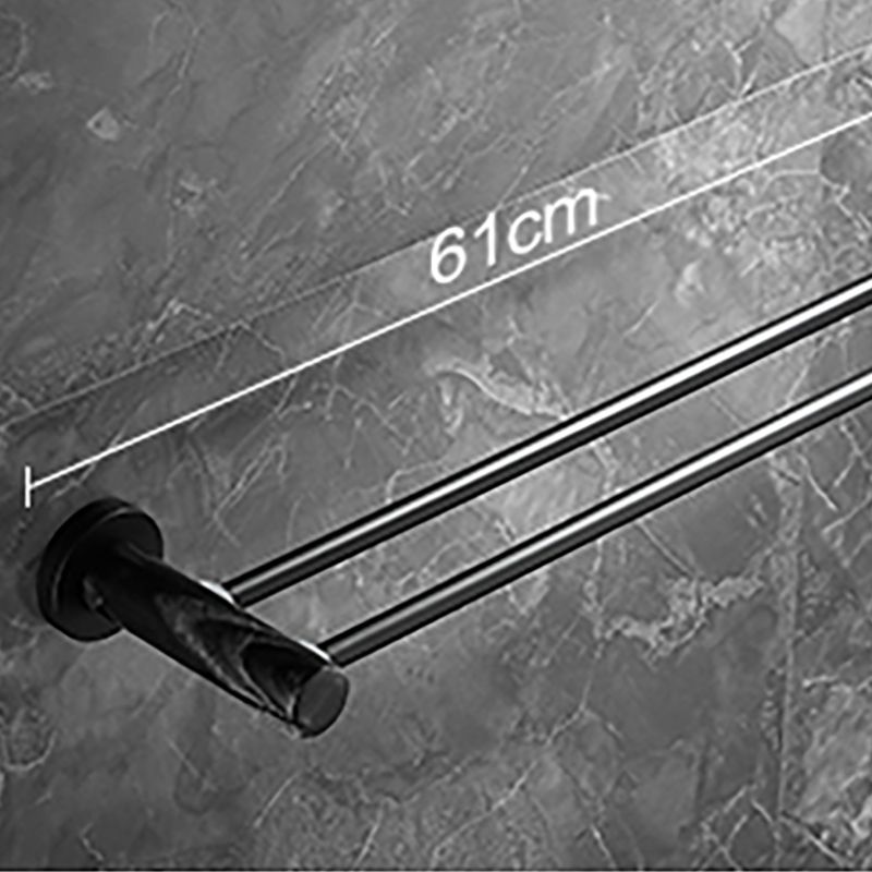 BowLift | Metal and marble bathroom accessories as a single piece or as a set in black