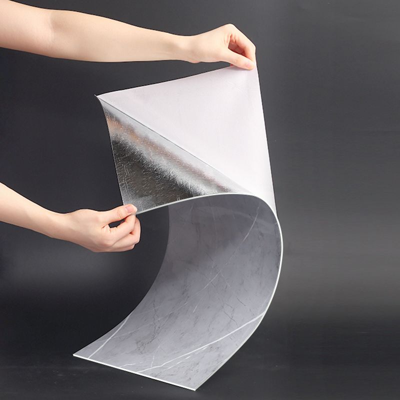 BowLift | Waterproof Bathroom Splash Guard Tiles Classic Marble Peel and Stick Splash Guard Tiles