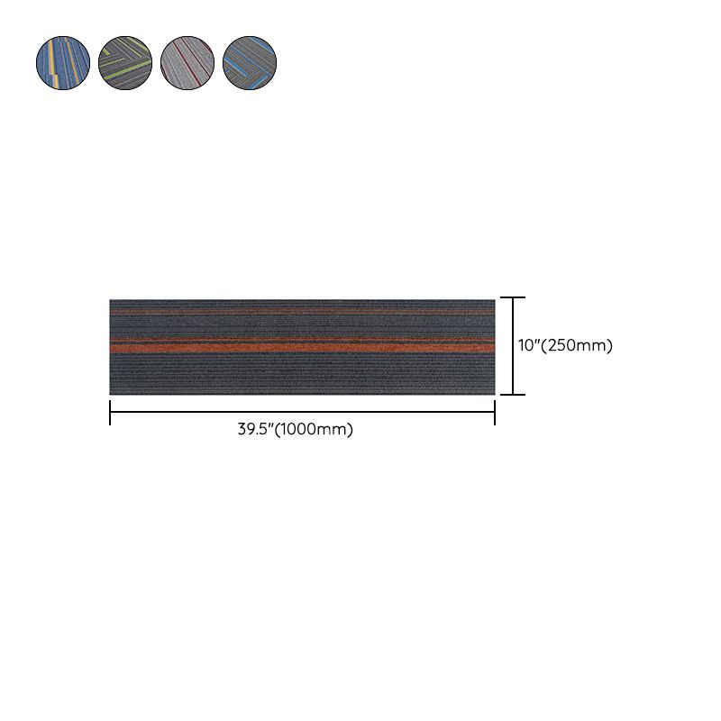 BowLift | Dark Color Level Loop Carpet Tile Non-Slip Self-Adhesive Indoor Office Carpet Tiles