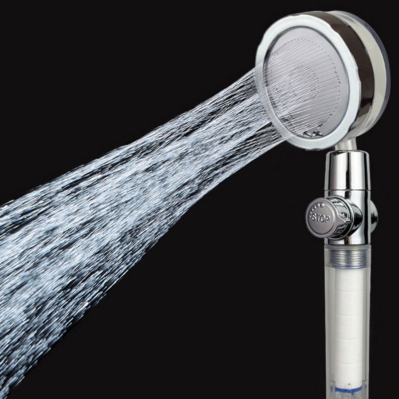BowLift | Modern Round Handheld Showerhead Rain Spray Head made of Plastic
