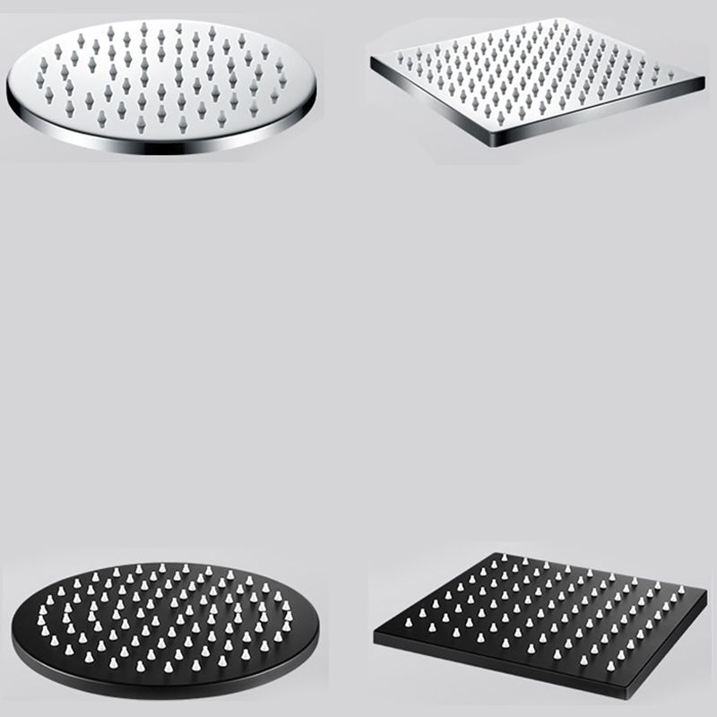 BowLift | Contemporary square shower head combination with handheld shower