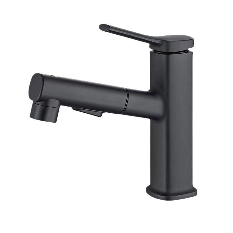 BowLift | Contemporary Vessel-Faucet Pull-out Centerset Faucet with Swiveling Spout
