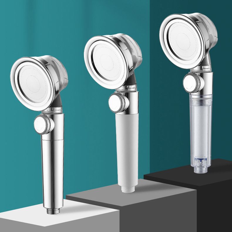 BowLift | Modern Standard Shower Head Round Metal Adjustable Spray Pattern Shower Head