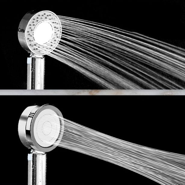 BowLift | Metal Shower Heads Round Handheld Adjustable Shower Heads with Self-Cleaning
