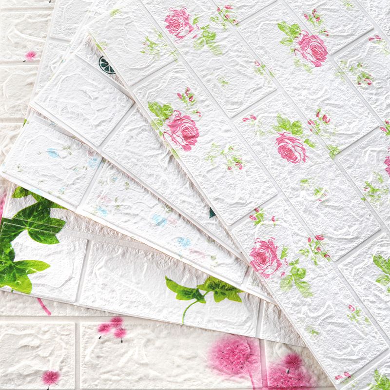 BowLift | Farmhouse Beadboard PVC Wall Access Panel Peel and Stick Wall Tile Set of 2