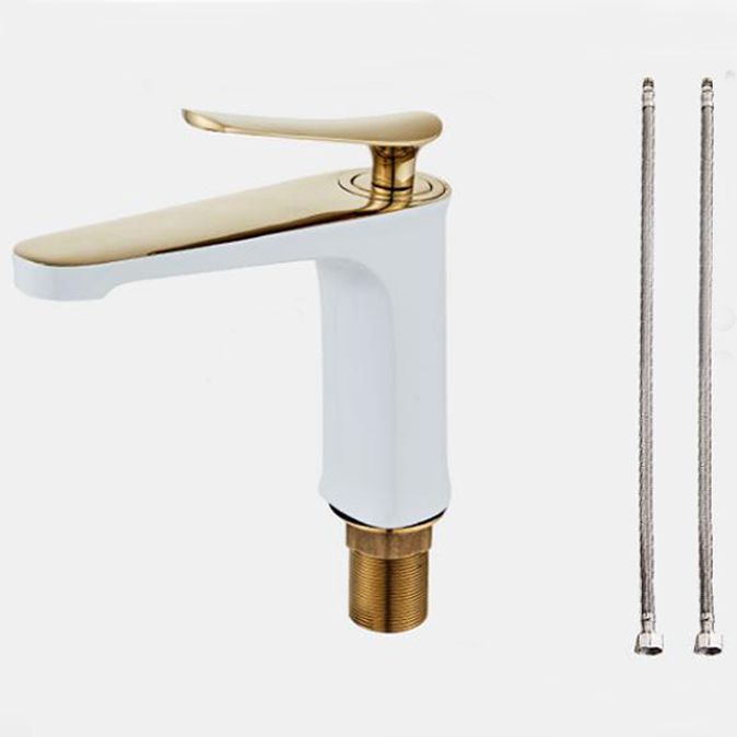 BowLift | Light Luxury Sink Faucet 6.69" H Modern Brass Sink Faucet