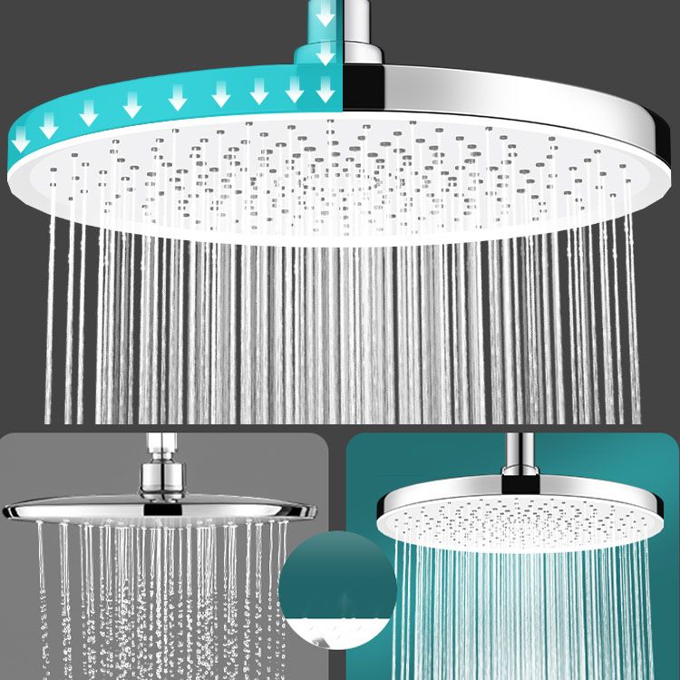 BowLift | Round Fixed Shower Head High Flow Aerated Wall Mount Shower Head