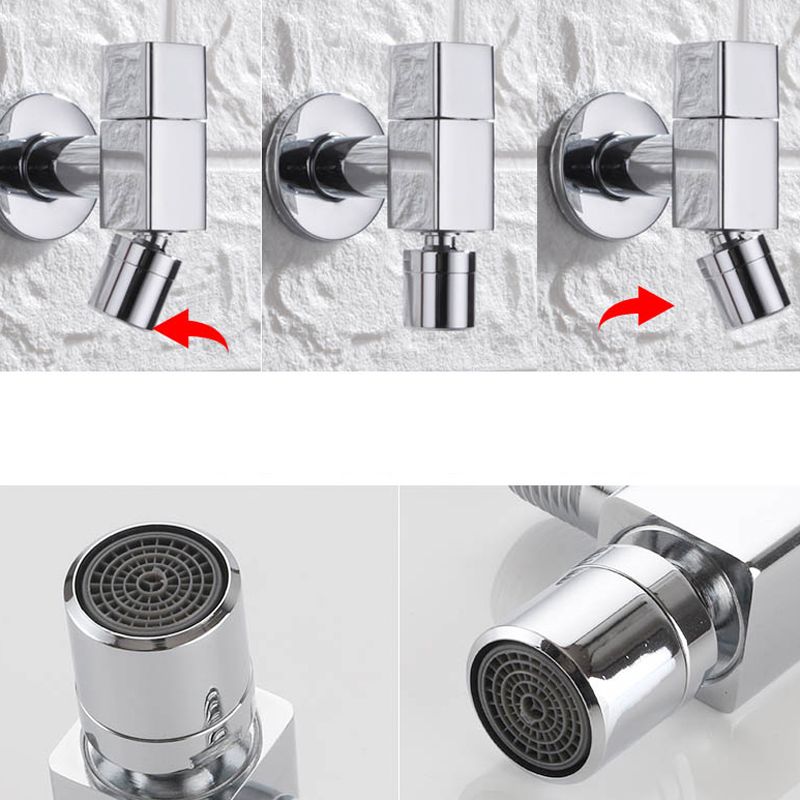 BowLift | Contemporary Wall-Mounted Bathroom Faucet Knob Handle Solid Brass Round Faucet