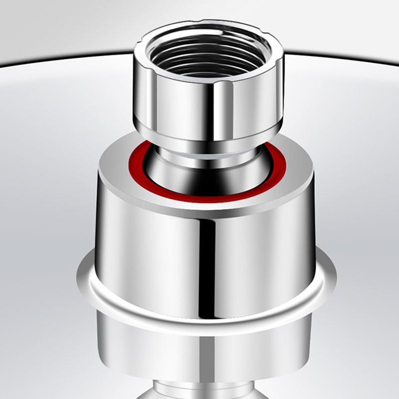 BowLift | Contemporary Showerhead Combination Rainfall Chrome Wall Mount Showerhead