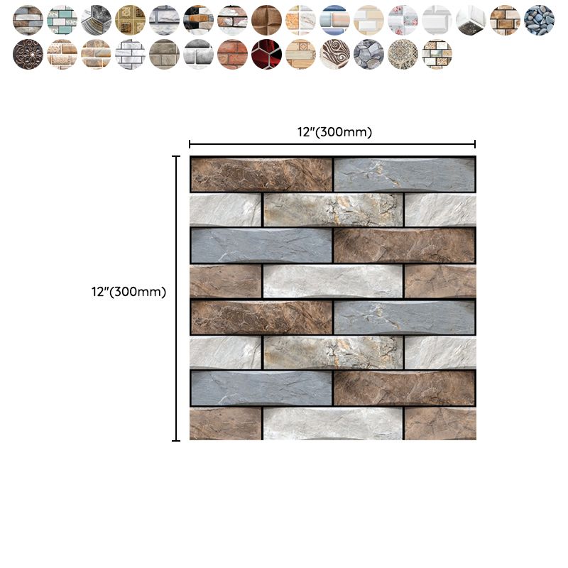 BowLift | Plastic Peel & Stick Subway Tile 3D Subway Tile with Anti-Slip Surface