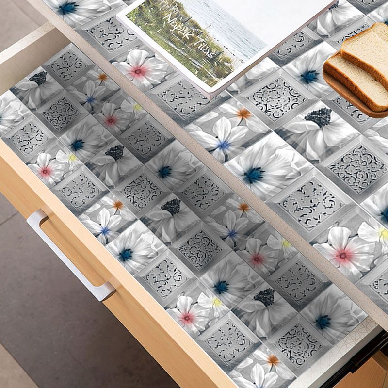 BowLift | Plastic Peel and Stick Backsplash Tile Square Wallpaper with waterproof