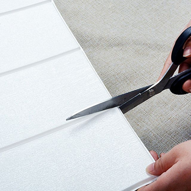 BowLift | Modern Tin Back Wall Panel Smooth Wall Ceiling Wood Grain Design Set of 1