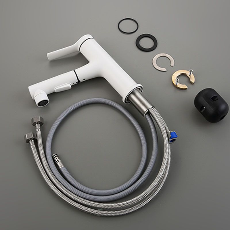 BowLift | Contemporary Single Handle Faucet Retractable Sink Faucet with Lever Handle