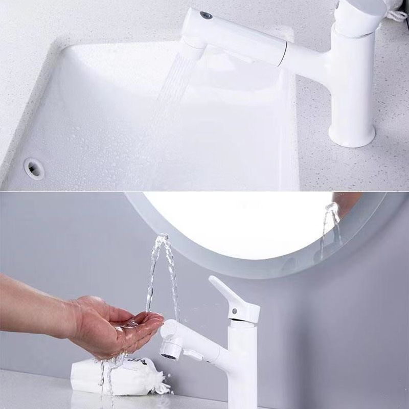 BowLift | Vessel Sink Faucet Contemporary Pull-out Tap with Swivel Spout