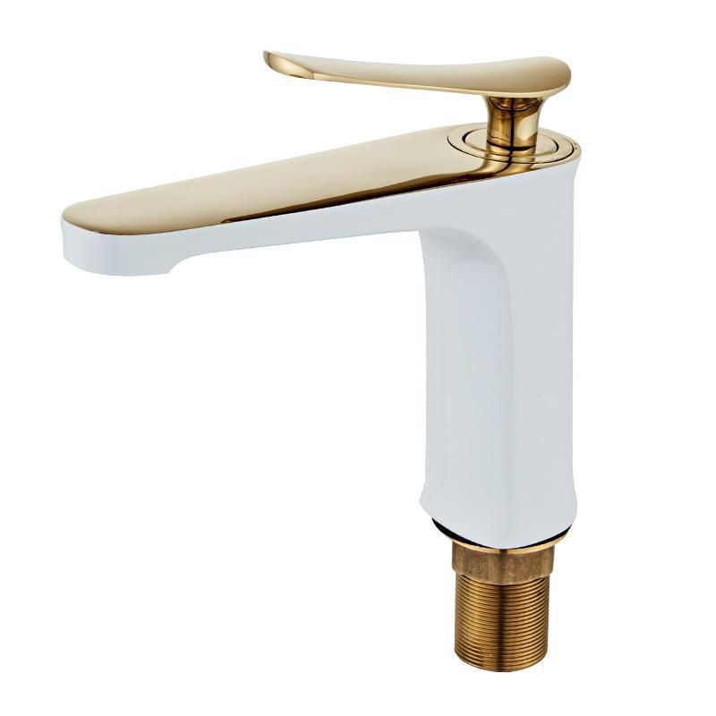 BowLift | Light Luxury Sink Faucet 6.69" H Modern Brass Sink Faucet