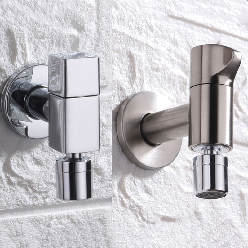 BowLift | Contemporary Wall-Mounted Bathroom Faucet Knob Handle Solid Brass Round Faucet