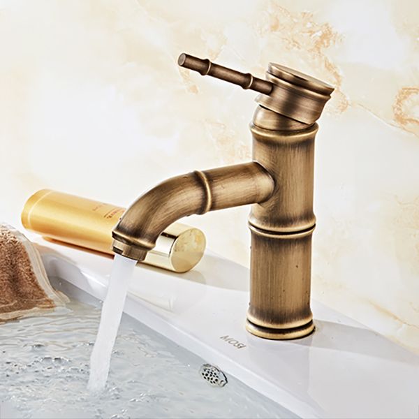 BowLift | Brass Country Basin Tap Single Hole Sink Faucet for Bathroom