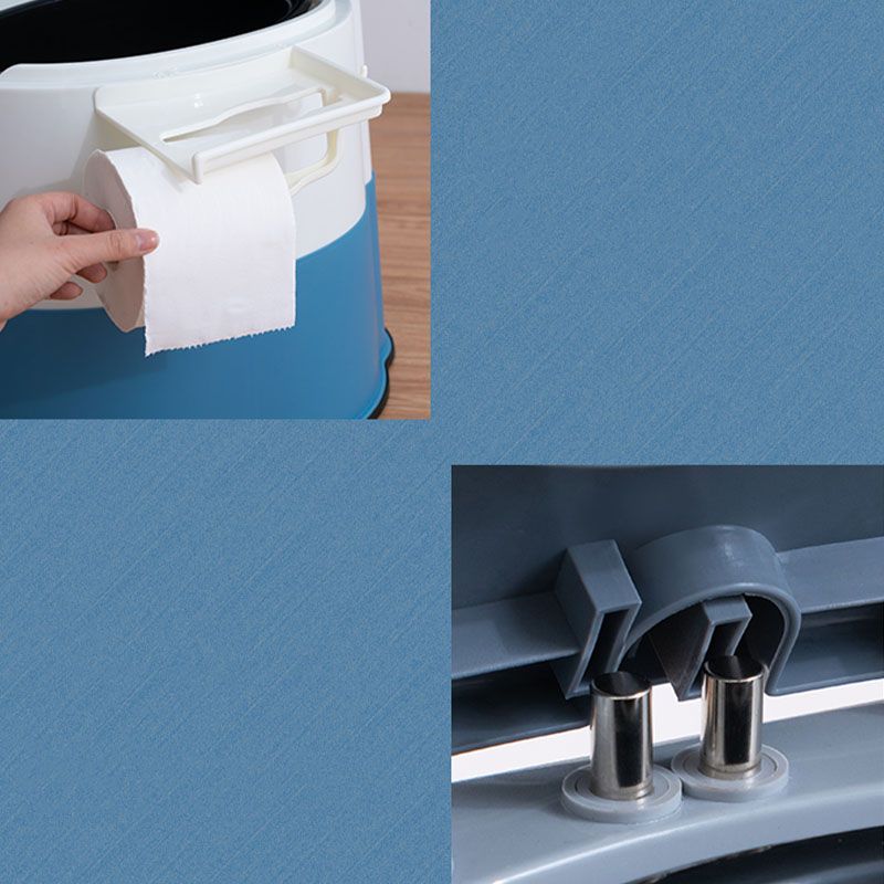 BowLift | Contemporary plastic floor-mounted toilet bowl with toilet seat for the bathroom