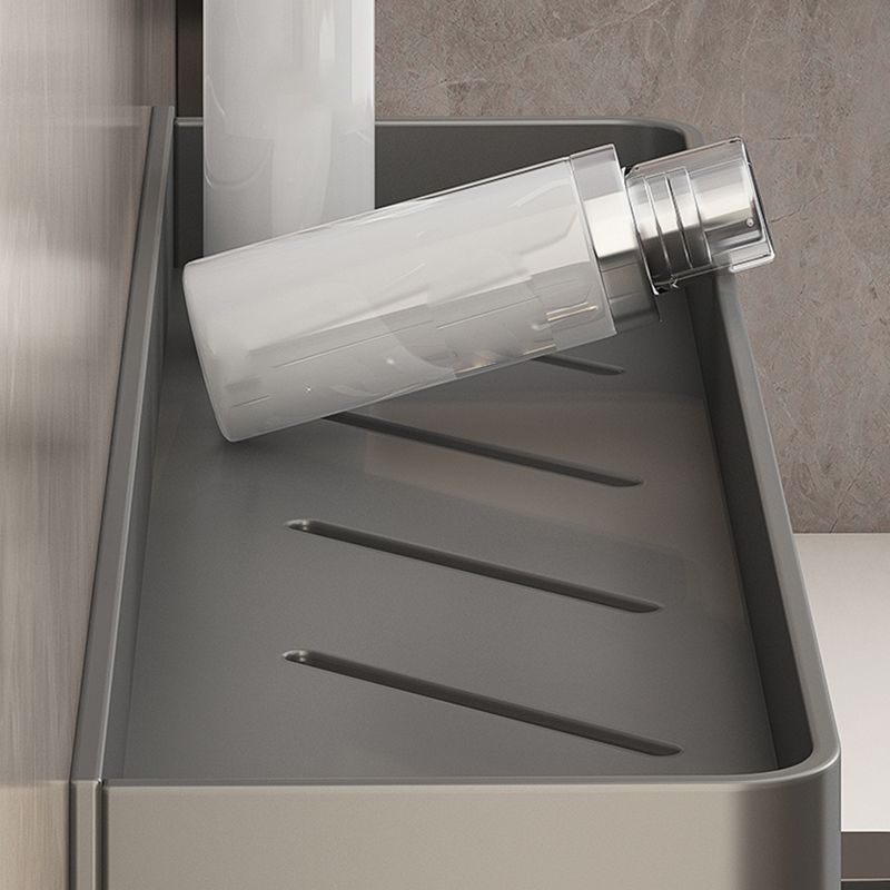 BowLift | Minimalist Matte Metal Bathroom Accessory Set Modern Bathroom Shelf
