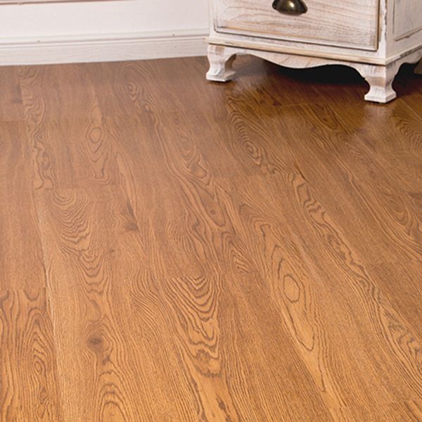 BowLift | Smooth PVC Flooring Peel and Stick Wood Look Rectangular Vinyl Floor