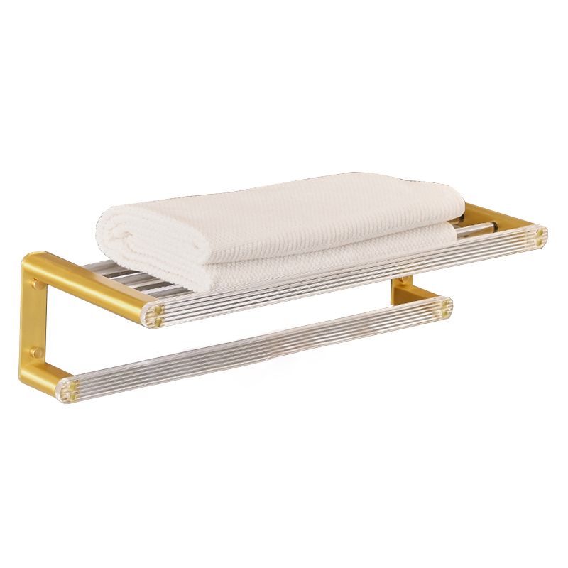 BowLift | Metal and acrylic bathroom accessories as a single piece or in a set in gold