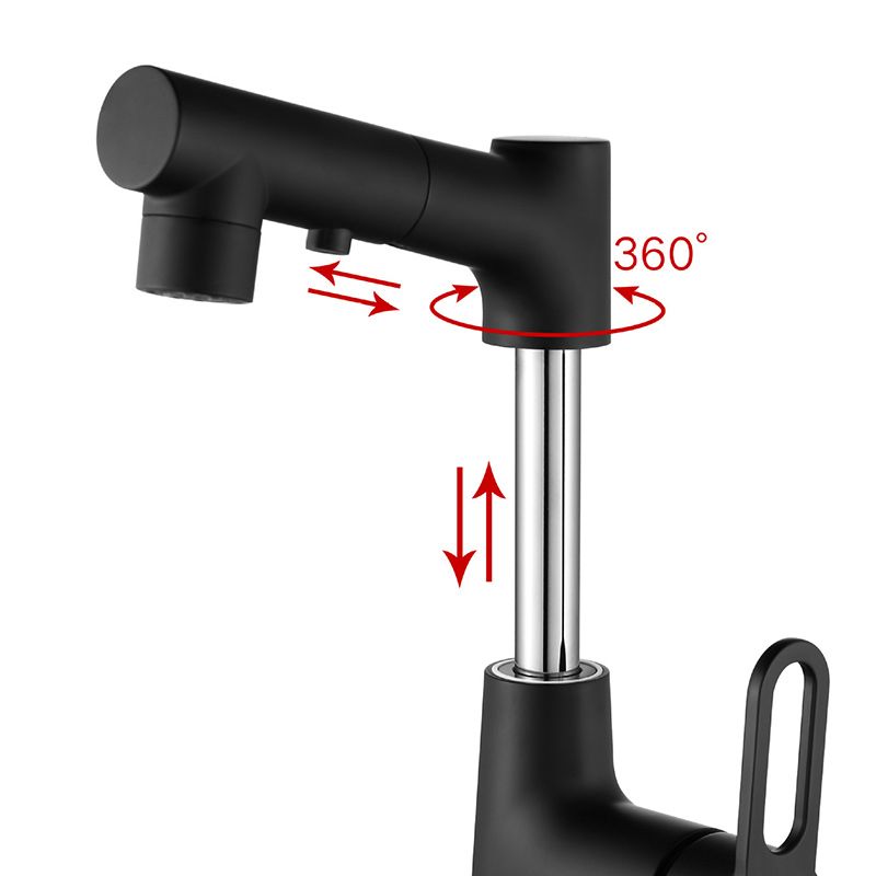 BowLift | Contemporary Style Center Sink Faucets Lever Handles Faucets for Bathroom