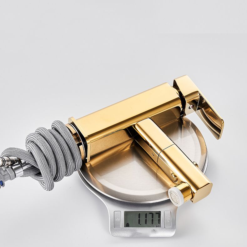 BowLift | Luxury Extendable Basin Faucet Cubic Low Arc Vanity Faucet