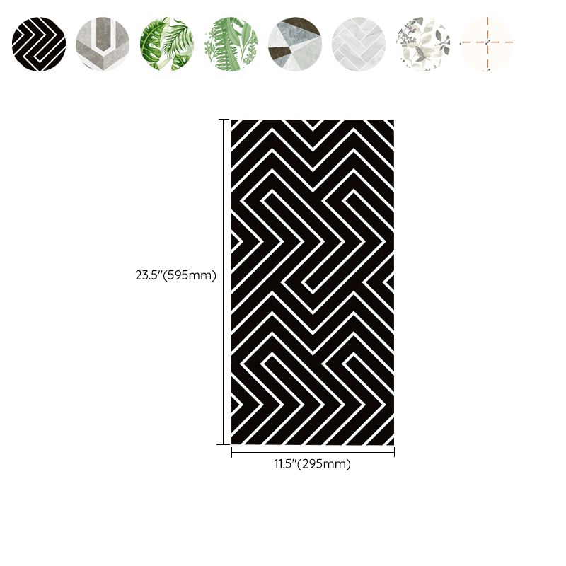 BowLift | Plastic Peel and Stick Wall Tile Waterproof Single Panel Wallpaper with Rectangular Form