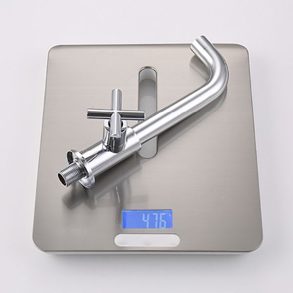 BowLift | Glam Wall-mounted Bathroom Faucet Copper Single Handle Low Arc Basin Faucet for Bathroom