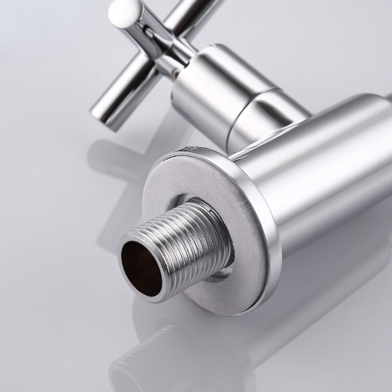 BowLift | Glam Wall-mounted Bathroom Faucet Copper Single Handle Low Arc Basin Faucet for Bathroom