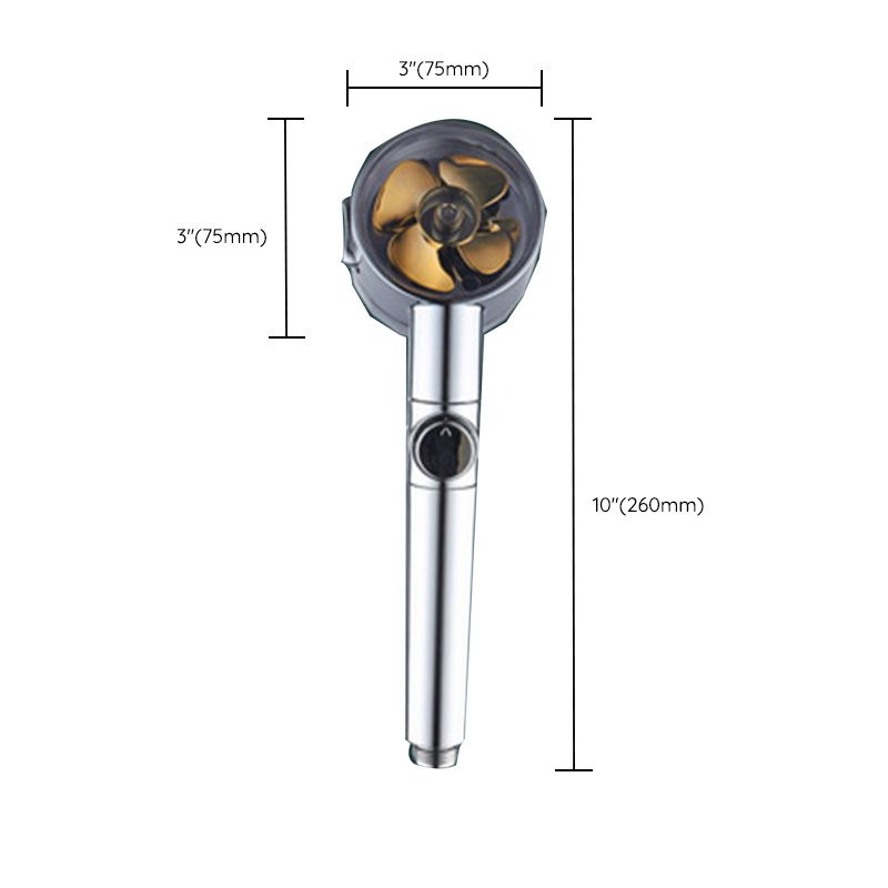 BowLift | Modern Round Handheld Showerhead Rain Spray Head made of Plastic