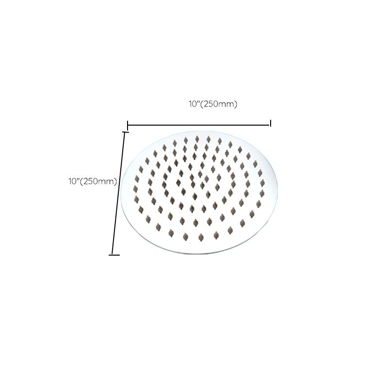BowLift | Large Shower Head 304 Stainless Steel Standard Spray Pattern Fixed Shower Head